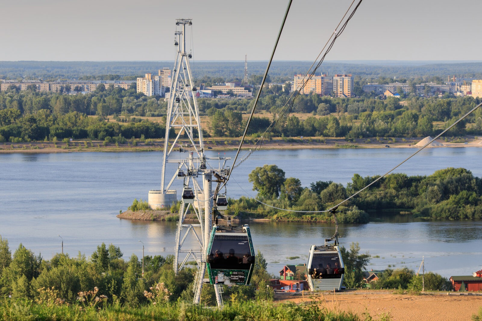 Канатная дорога в Нижнем Новгороде