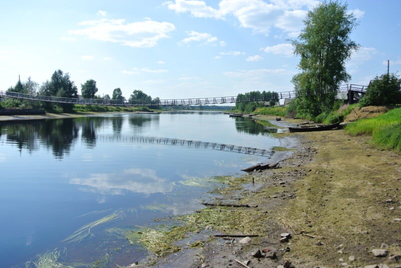 Мост между островами Юшкозера