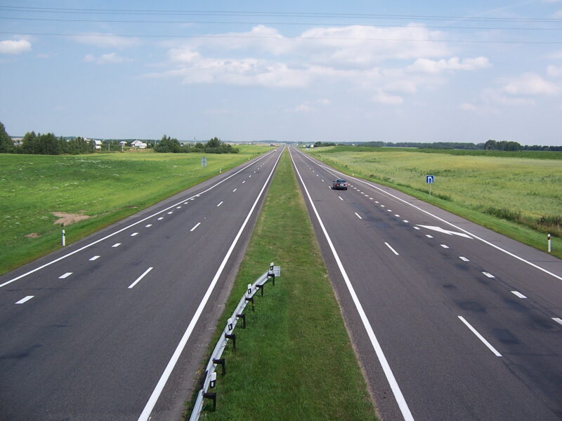 Вид на автодорогу М1