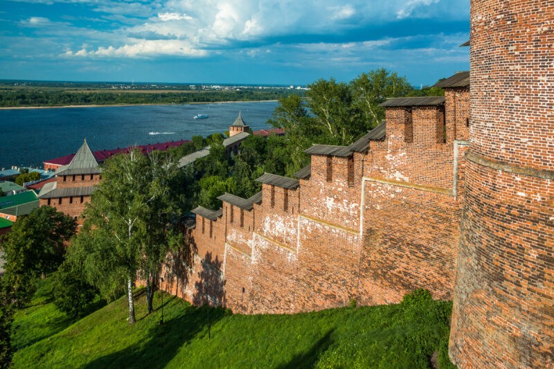 Крепостная стена Нижегородского кремля