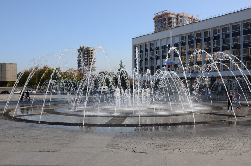 Поющий фонтан в Краснодаре